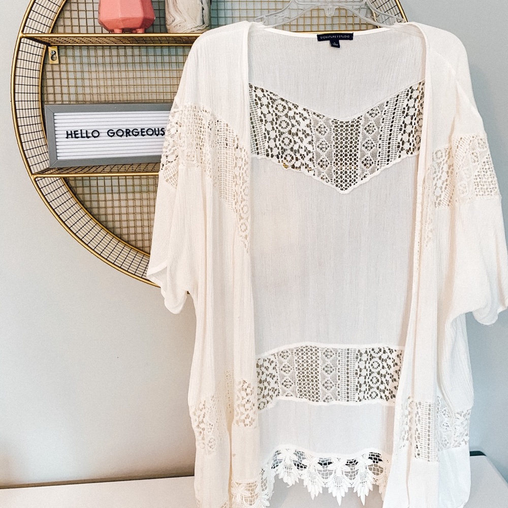 lacy kimono